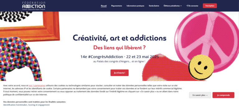 Lire la suite à propos de l’article 14ème congrès de la Fédération Addiction Créativité, Art et Addictions 22 et 23 mai 2025 à Angers …