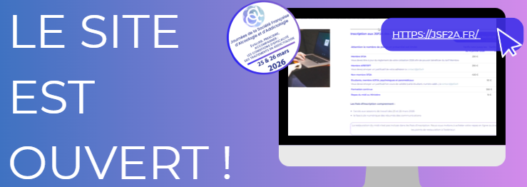 Lire la suite à propos de l’article JSF2A 2026 – Le site est en ligne !