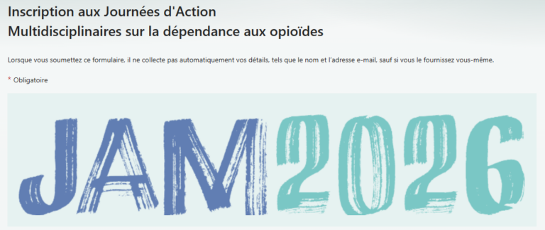 Lire la suite à propos de l’article #JAM 2026 – Journées d&rsquo;Action Multidisciplinaires sur la dépendance aux opioïdes