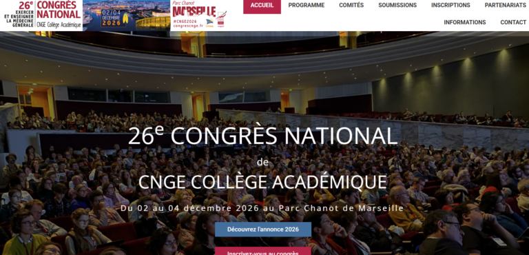Lire la suite à propos de l’article 26ème Congrès national CNGE Collège académique 2026 – A Marseille