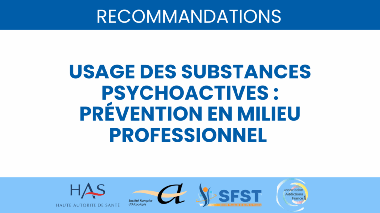 Lire la suite à propos de l’article Usages de substances psychoactives et prévention en milieu professionnel : la HAS publie ses recommandations